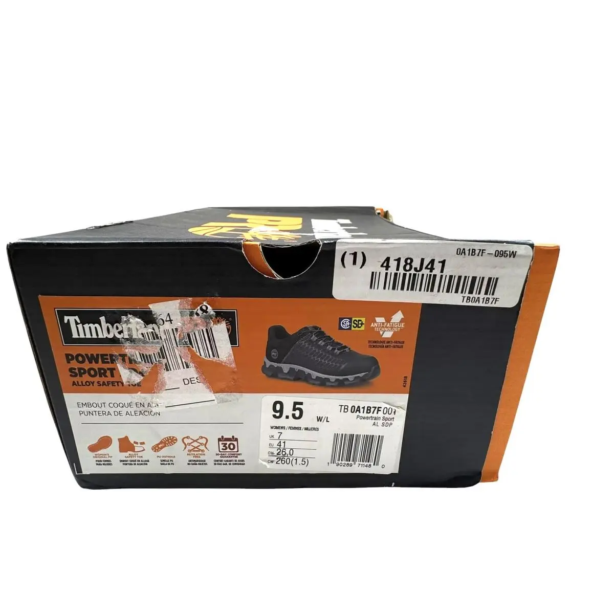 Timberland shoes - Timberland PRO Powertrain Sport Alloy Toe - A1B7F - Black 15