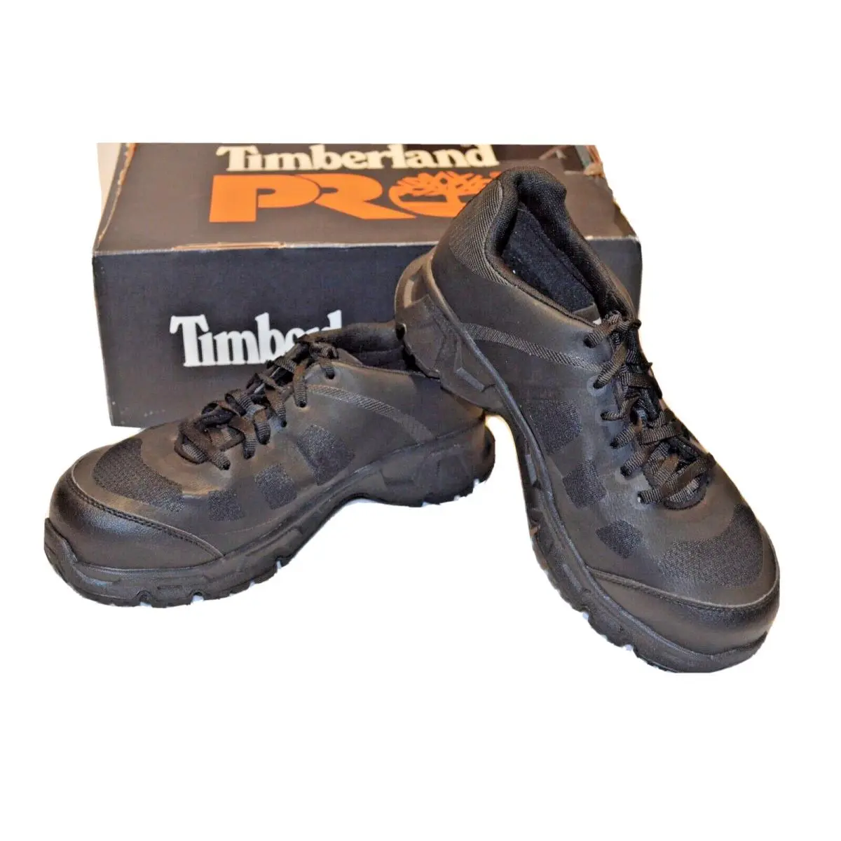 Timberland Pro Velocity Alloy Safety Toe Black Shoes SZ 7.5 M EU 40 84262