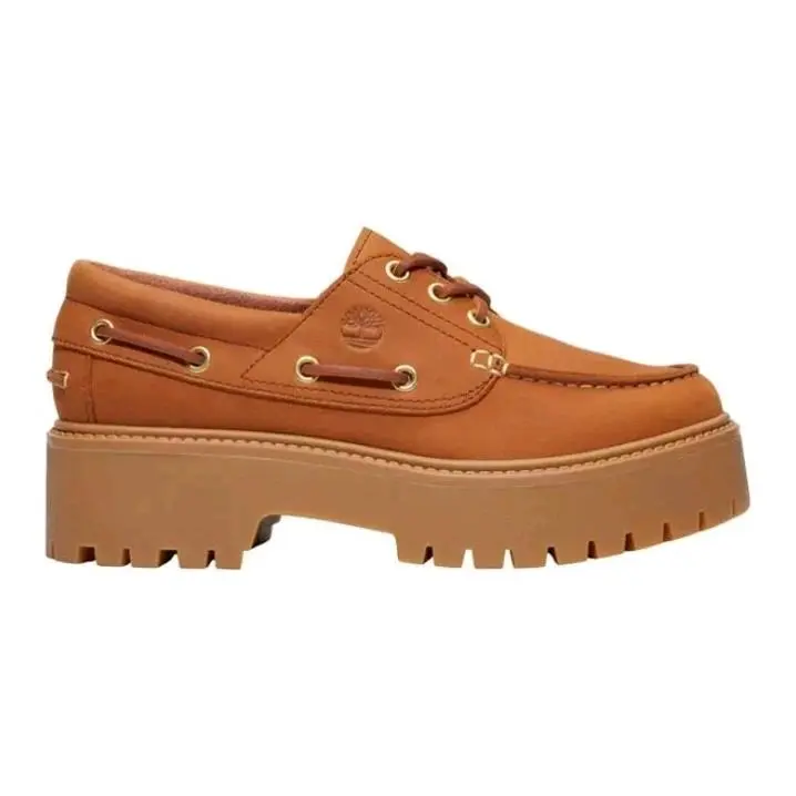 Timberland shoes - stone street pink patent leather - rust 2