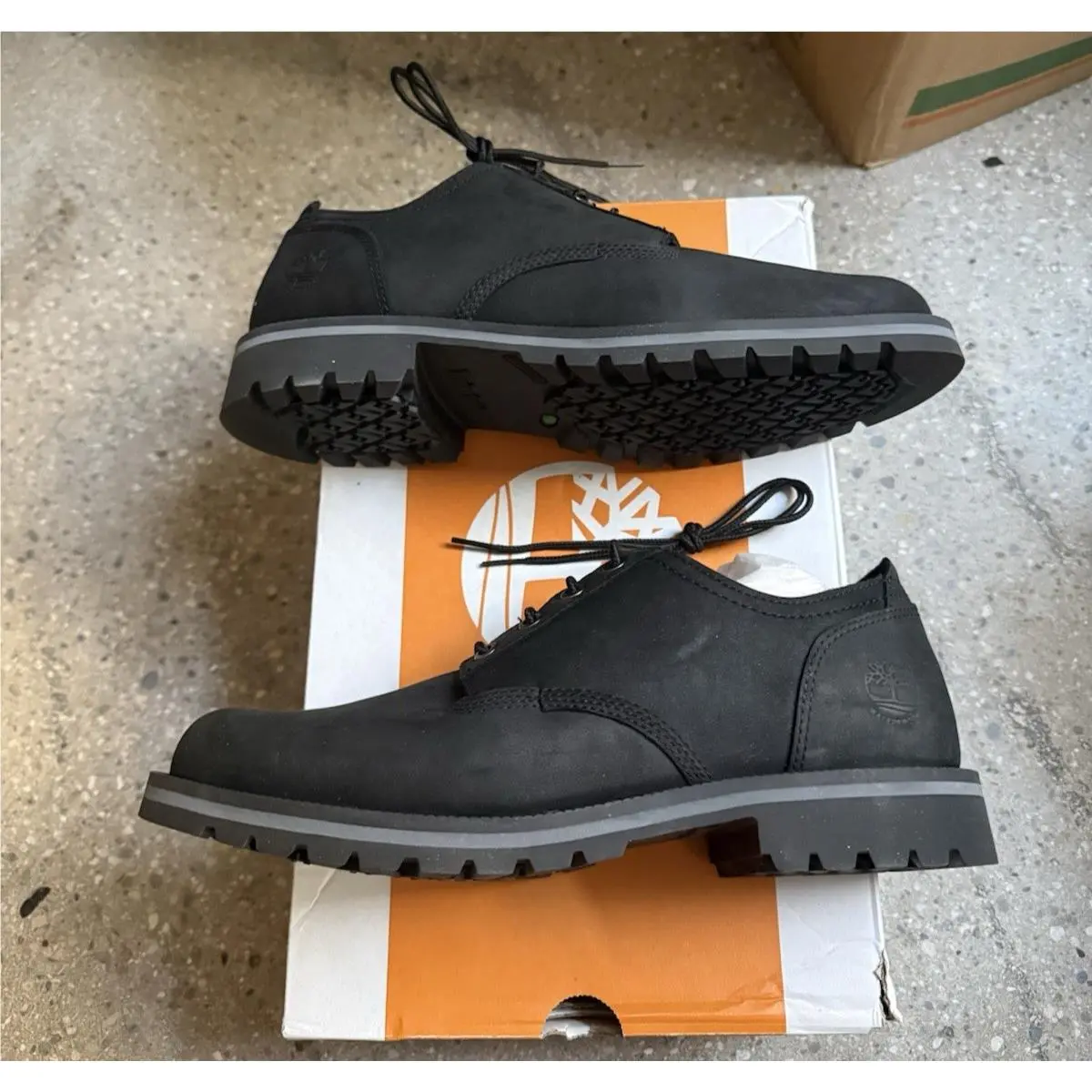 Timberland Redwood Falls Lace-up Waterproof Oxford Shoe Black Nubuck Size 8.5