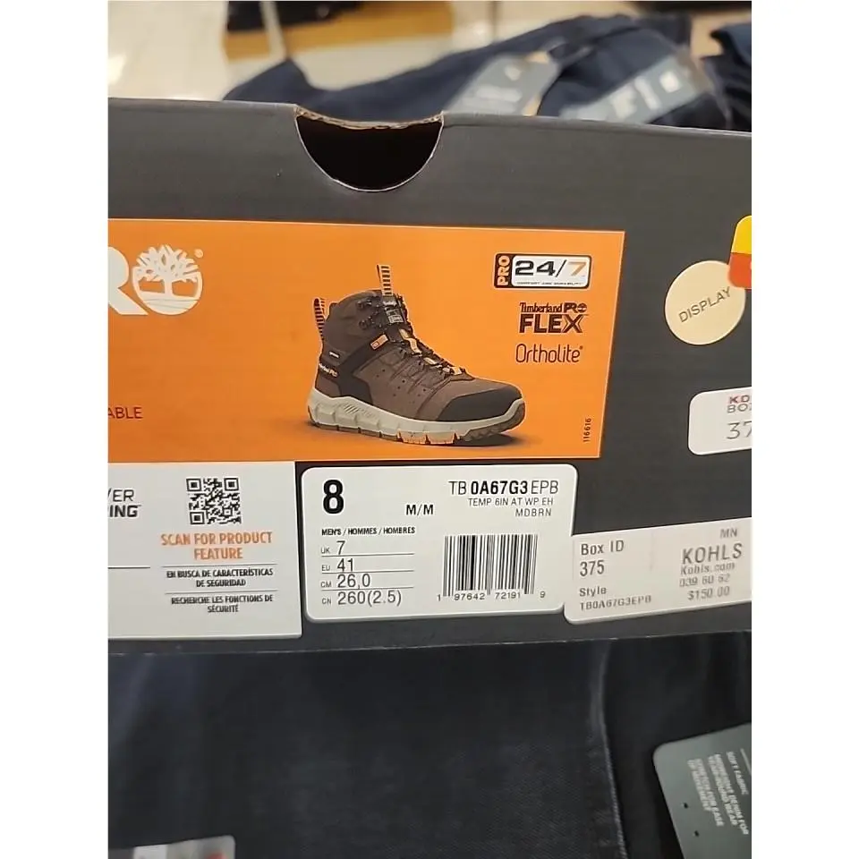 Timberland shoes - Timberland PRO Tempe 6 Alloy - TB 0A67G3 EPB - Brown 3