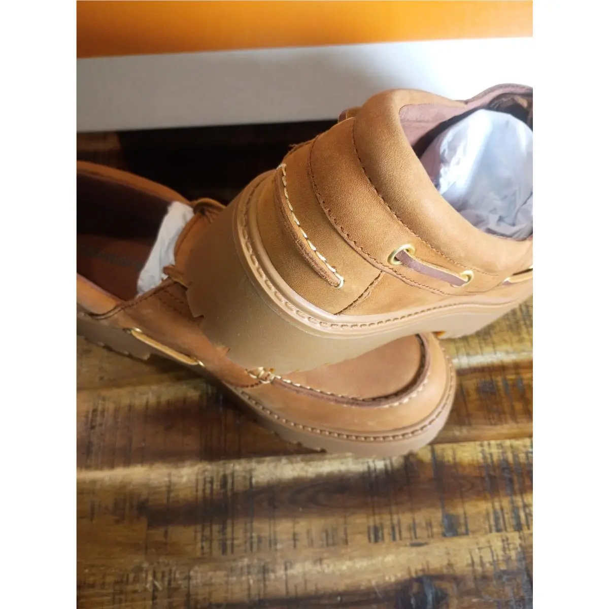 Timberland shoes - stone street pink patent leather - rust 4