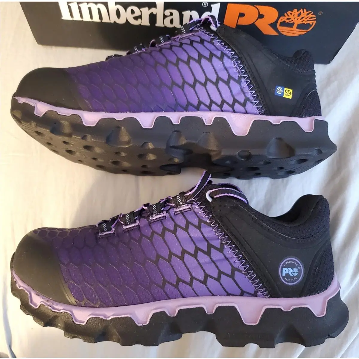 Timberland Pro Mens Sneakers / Shoes Powertrain Size 9 Wide- w/ Box