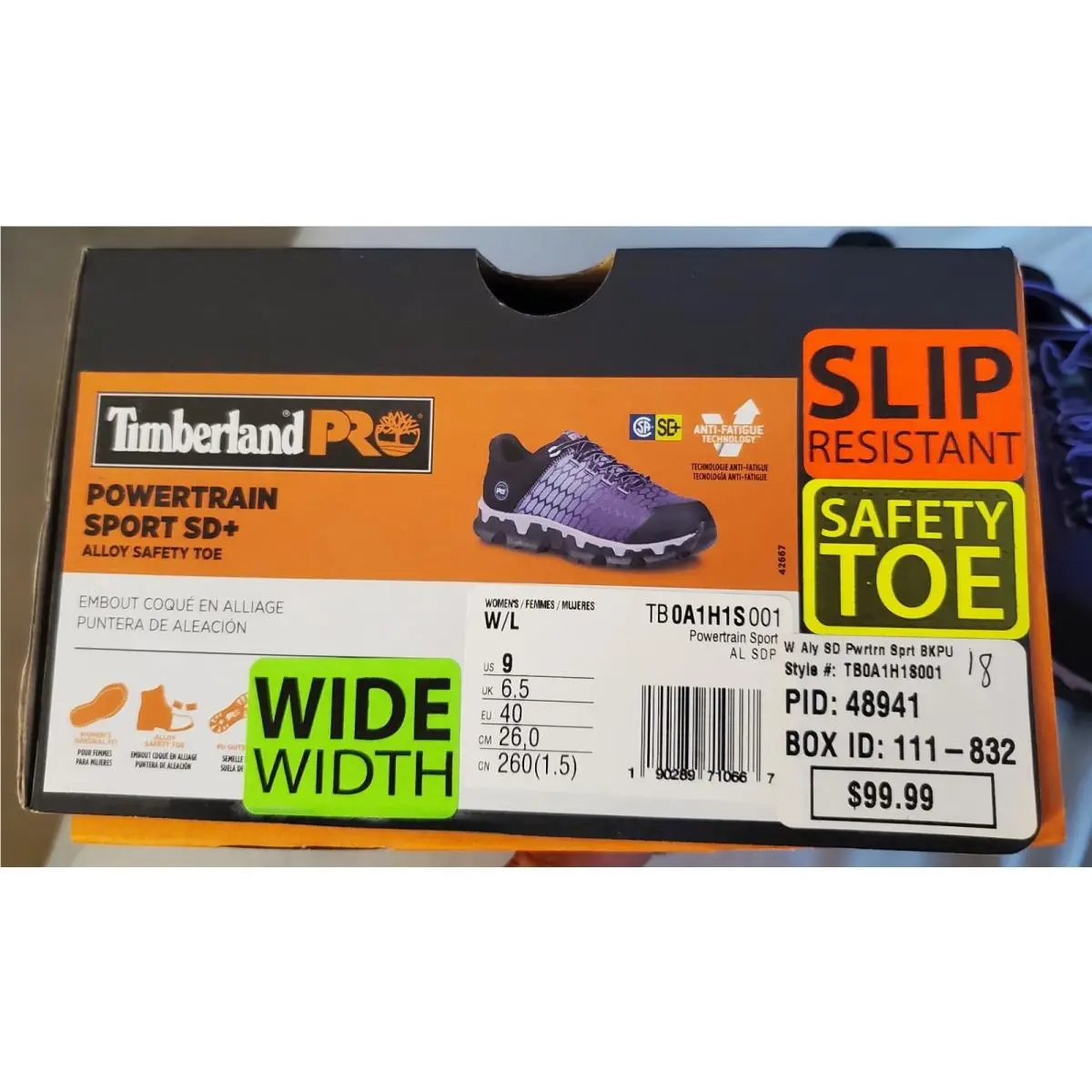 Timberland shoes - TIMBERLAND PRO - PRO - TBOA1HIS001 - Purple 6