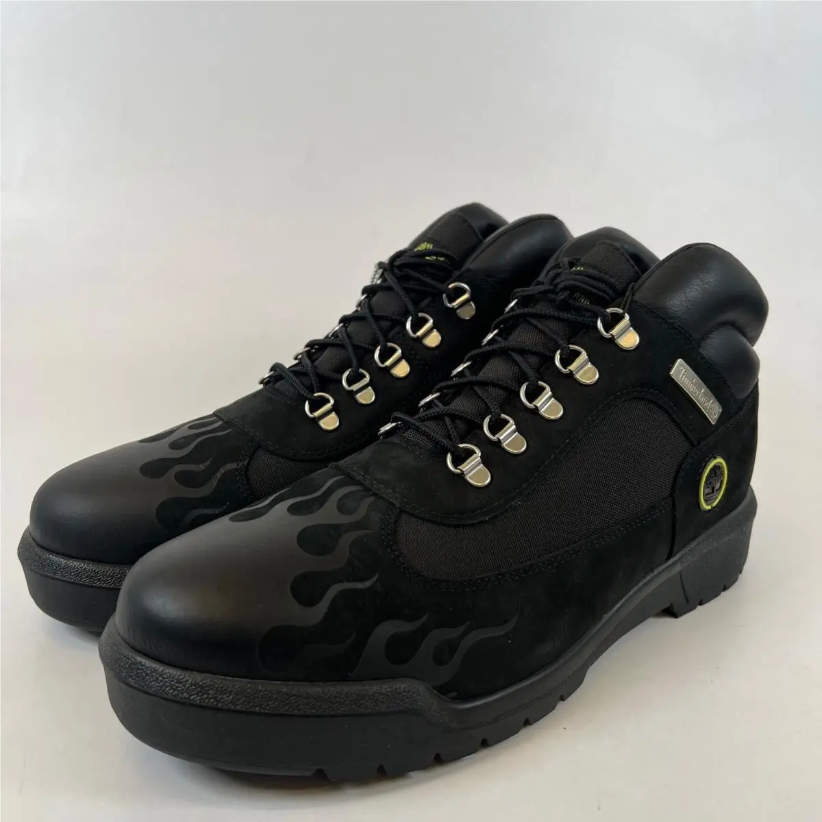 Timberland Waterproof Field Boot Loso Black Nubuck W Glow TB0A6DSWANQ Mens 13
