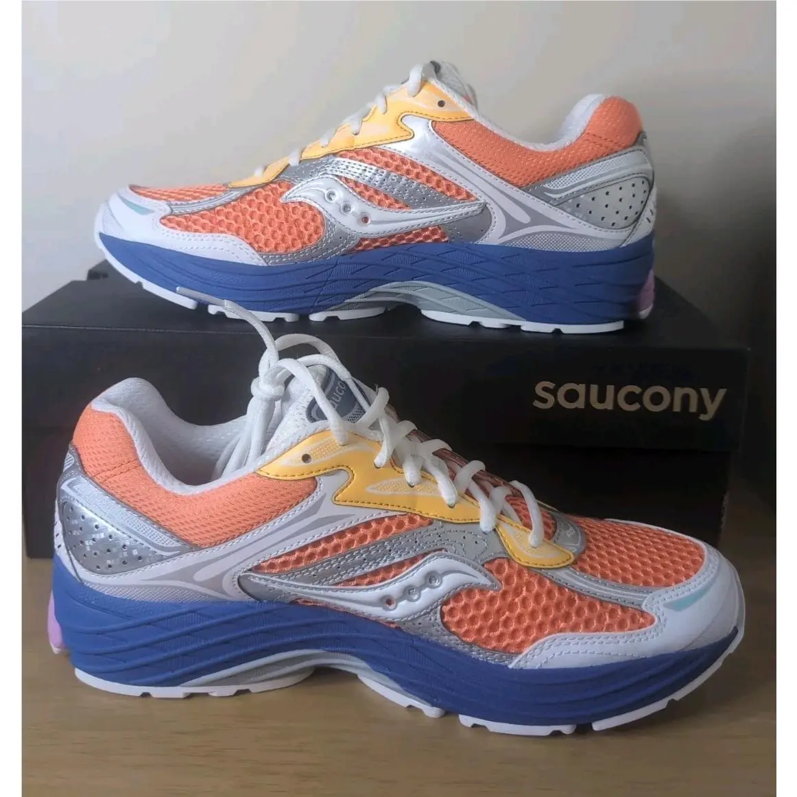 Saucony Progrid Omni 9 Orange Multi S70739-53 Men`s Size 8