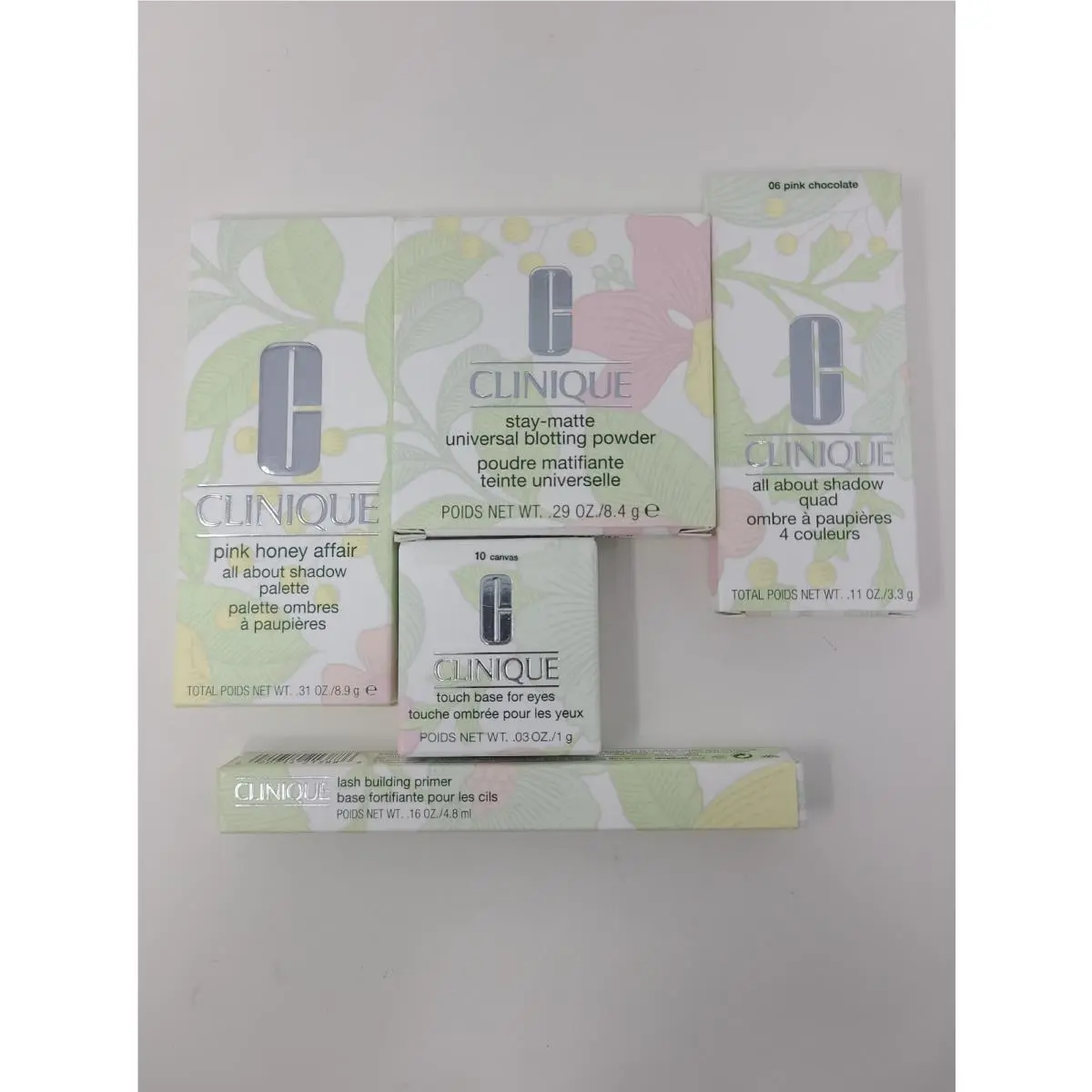 Lot Of Five Assorted Clinique Health and Beauty Products