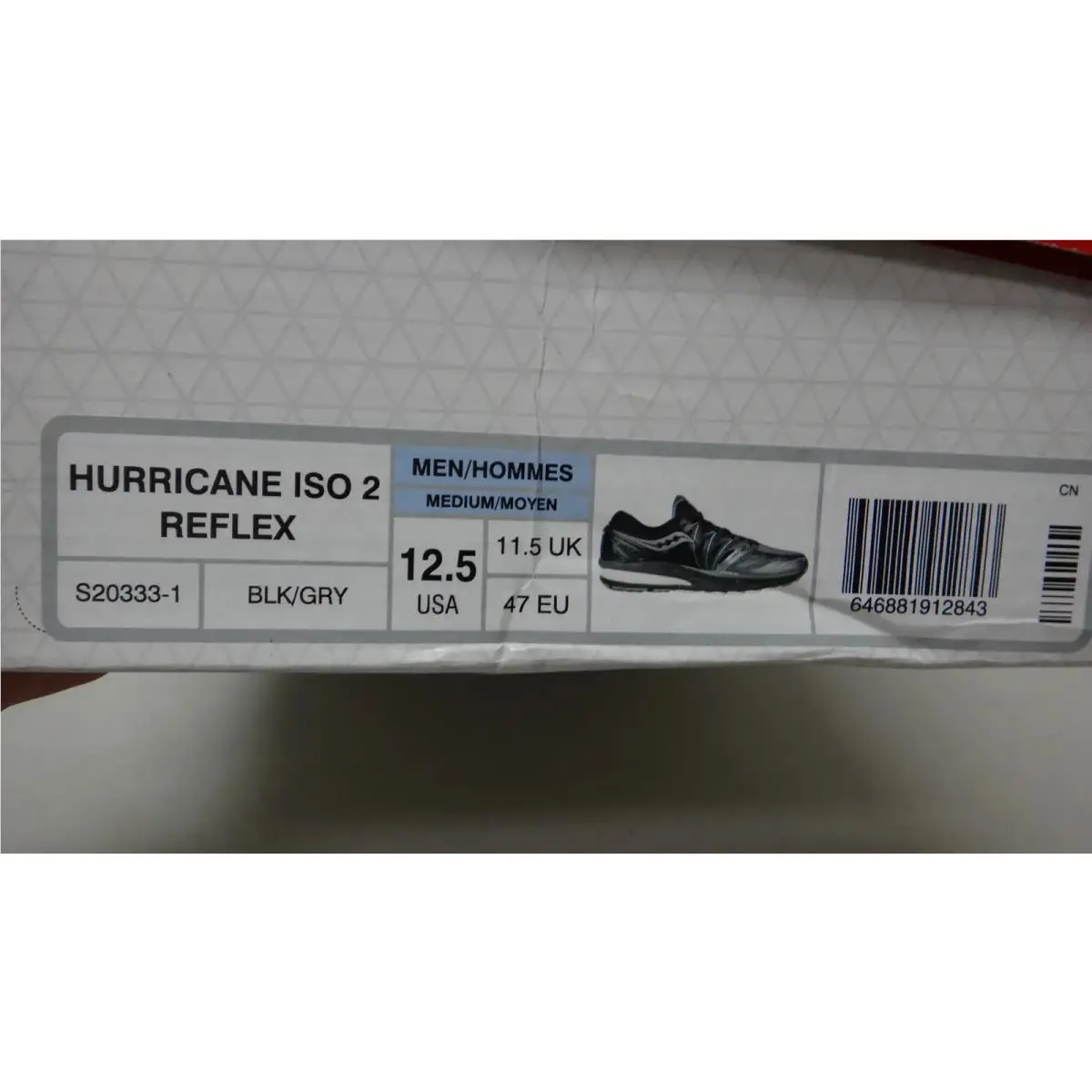 Saucony shoes - Saucony Hurricane ISO 2 Reflex - S20333-1 - Gray 1