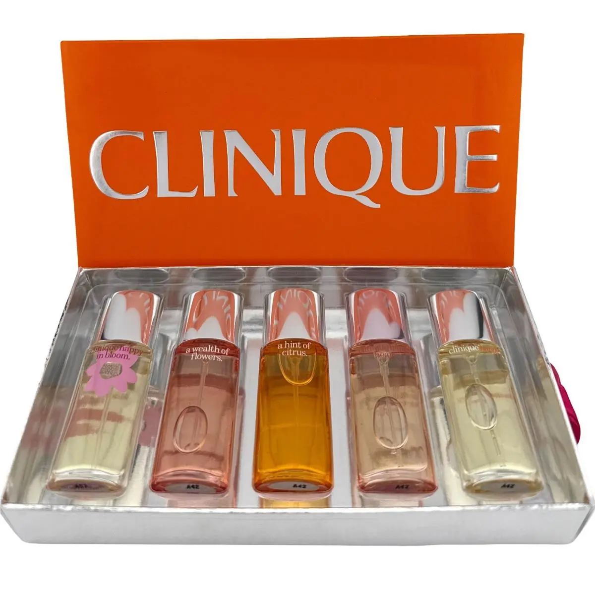 Clinique a Little Happiness Gift Set Perfume Mini Spray 5 .24 oz Scents