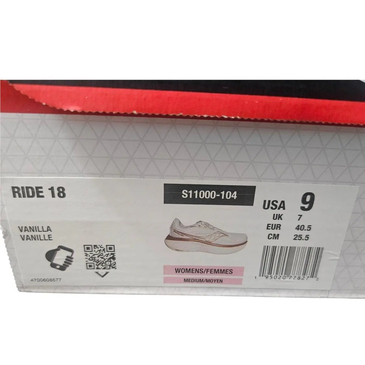 Saucony shoes - Ride 18 - Ride - White 1