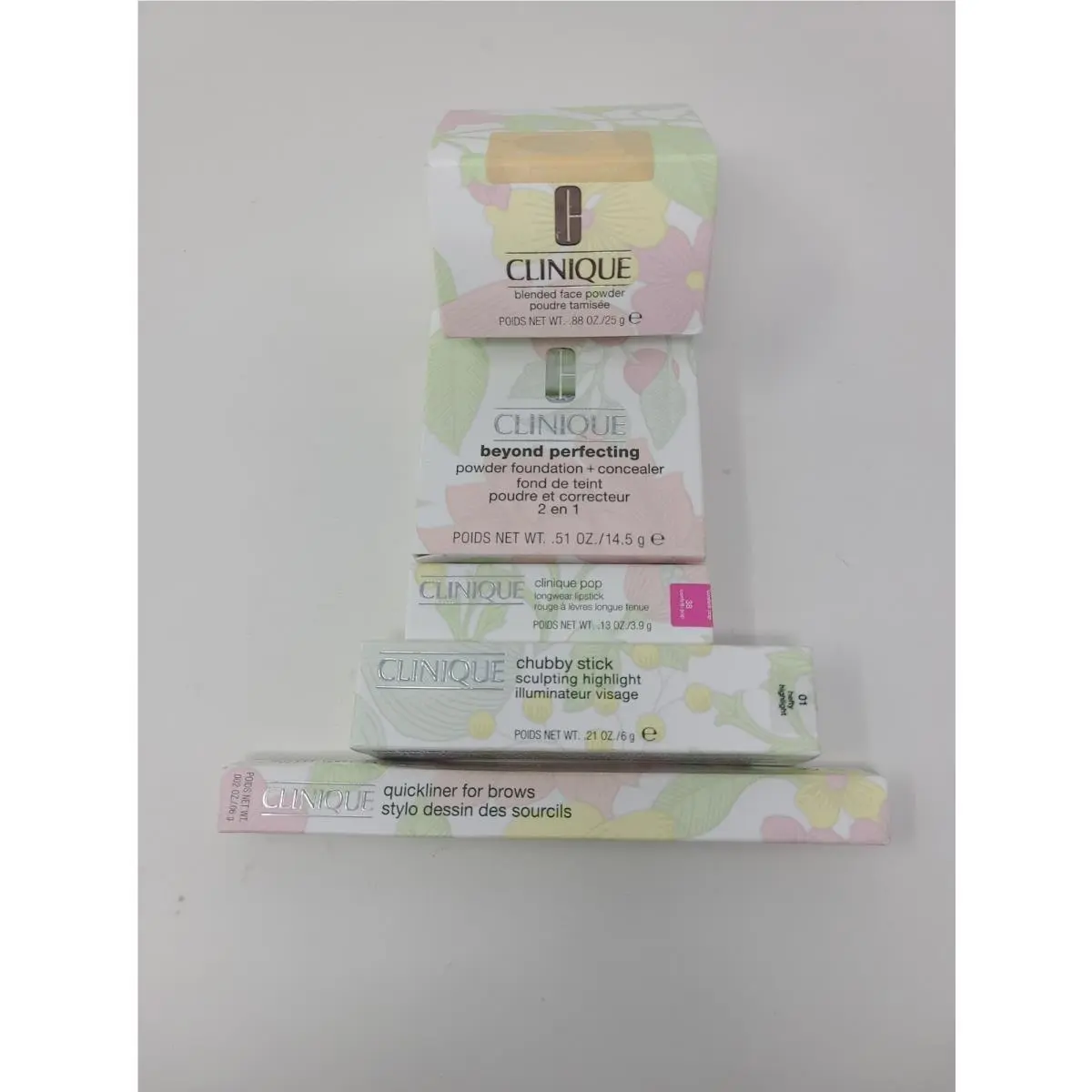 Lot Of Five Assorted Clinique Health and Beauty Products