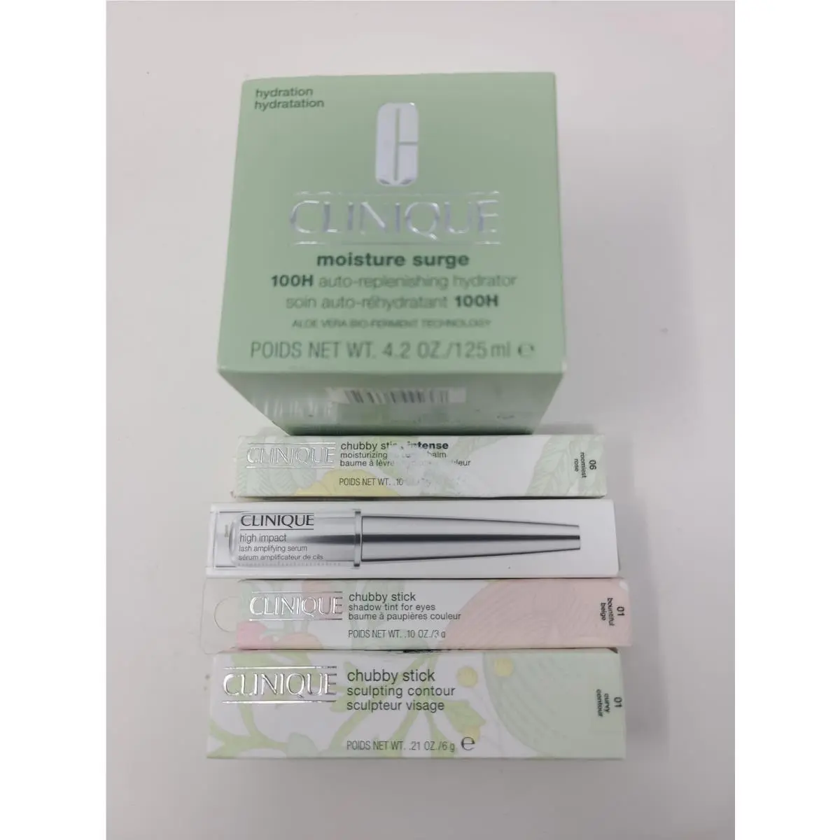 Lot Of Five Assorted Clinique Health and Beauty Products