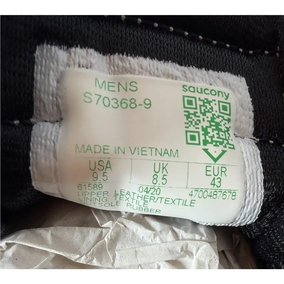 Saucony shoes - JAZZ Original Vintage - JAZZ Original Vintage - S70368-9 - Black (UPC: 883799404545) 8