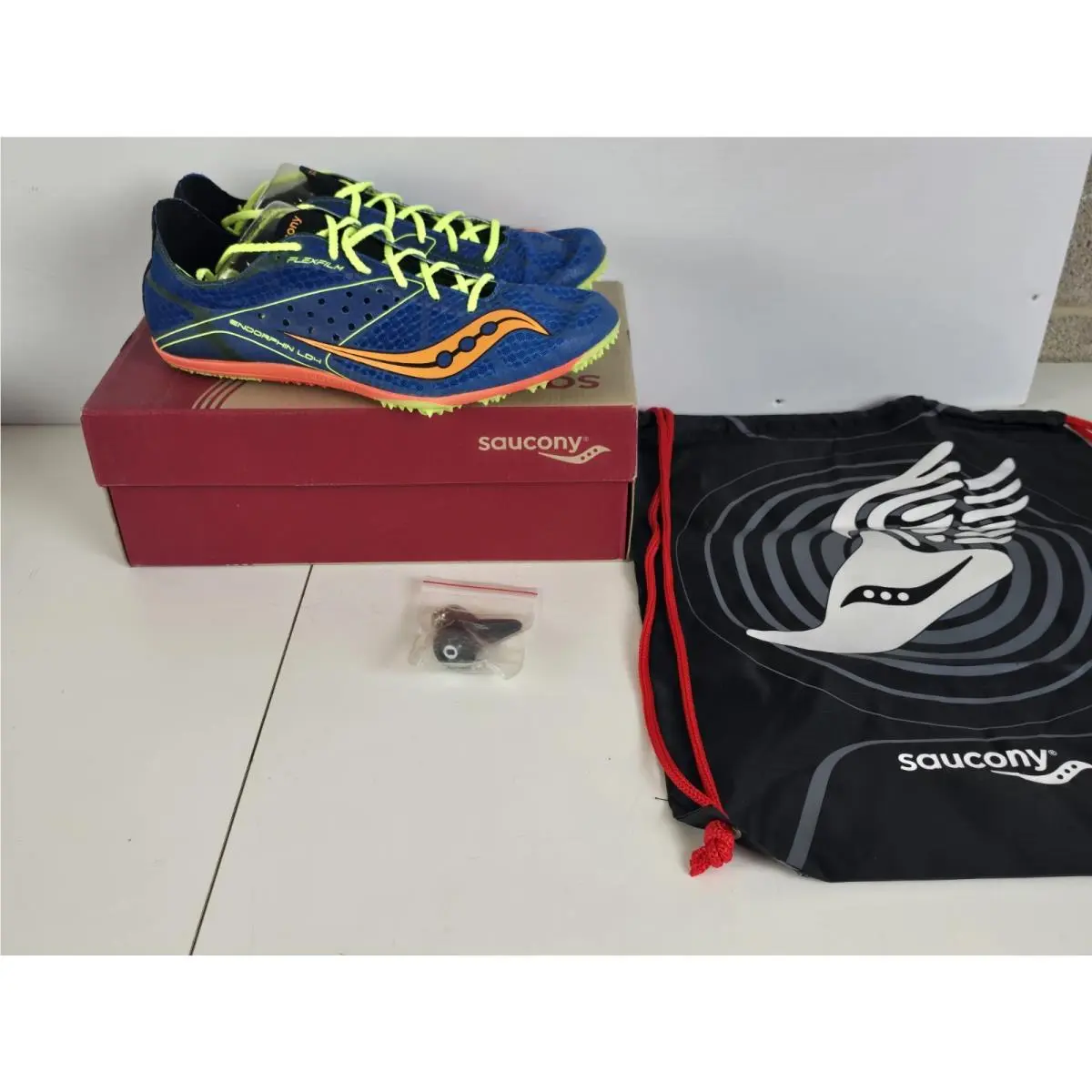Saucony Endorphin LD4 Men`s Size 12 Track Spikes - Studs Included