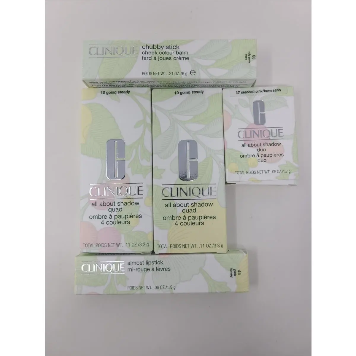 Lot Of Five Assorted Clinique Health and Beauty Products