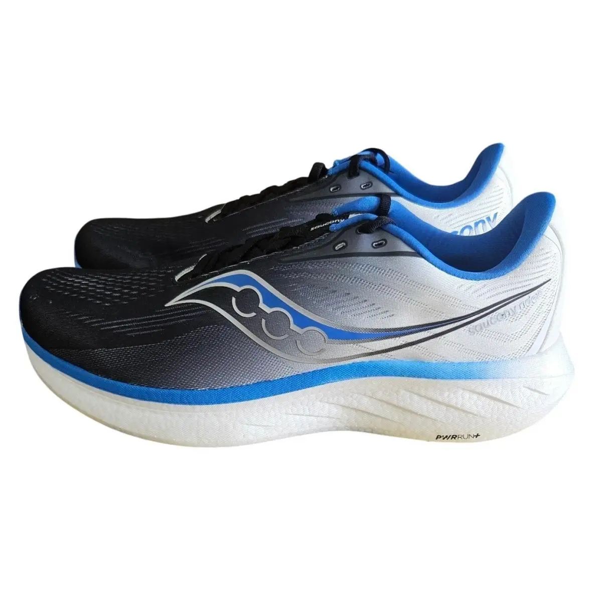 Saucony Ride 18 Mens Running Shoes Black Skydiver Blue S21000-160 Size 13