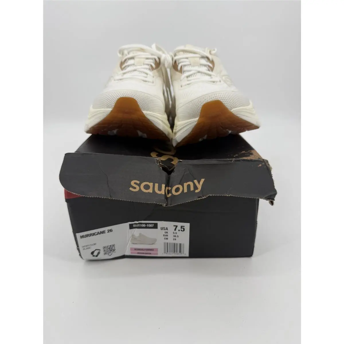 Saucony shoes - Hurricane 26 - Hurricane - S1011061007 - Ivory (UPC: 195021958598) 0