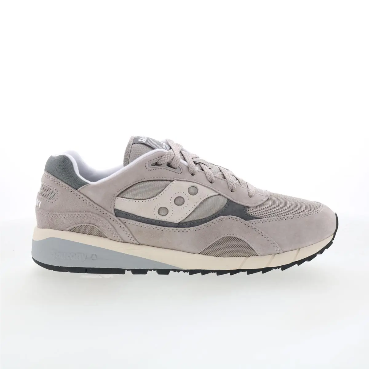 Saucony Shadow 6000 S70441-46 Mens Gray Suede Lifestyle Sneakers Shoes 12