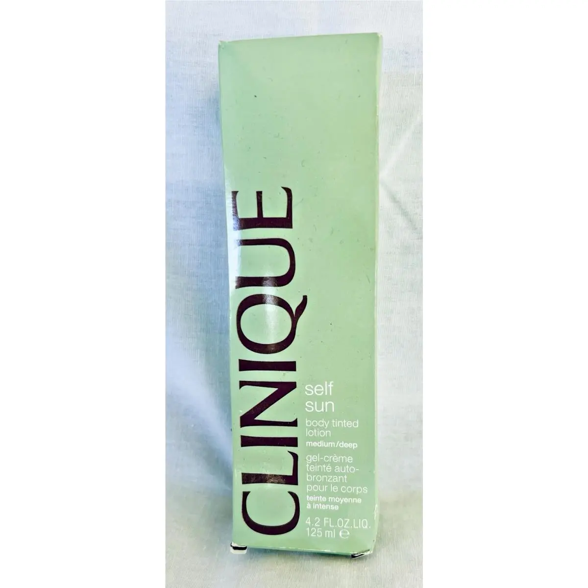 Clinique Self Sun Body Tinted Med /deep Lotion Sun Tan 4.2 fl oz