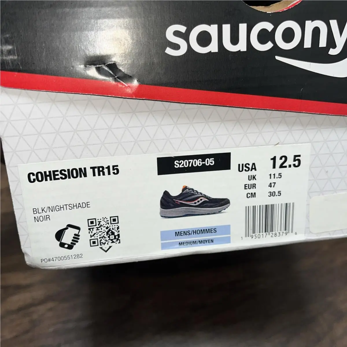 Saucony shoes - Saucony Cohesion 15 - Cohesion - S20701-50 - Black Nightshade (UPC: 0195017898990) 6