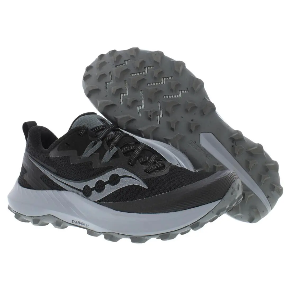 Saucony Peregrine 14 Womens Shoes Size 7.5 Color: Black/carbon
