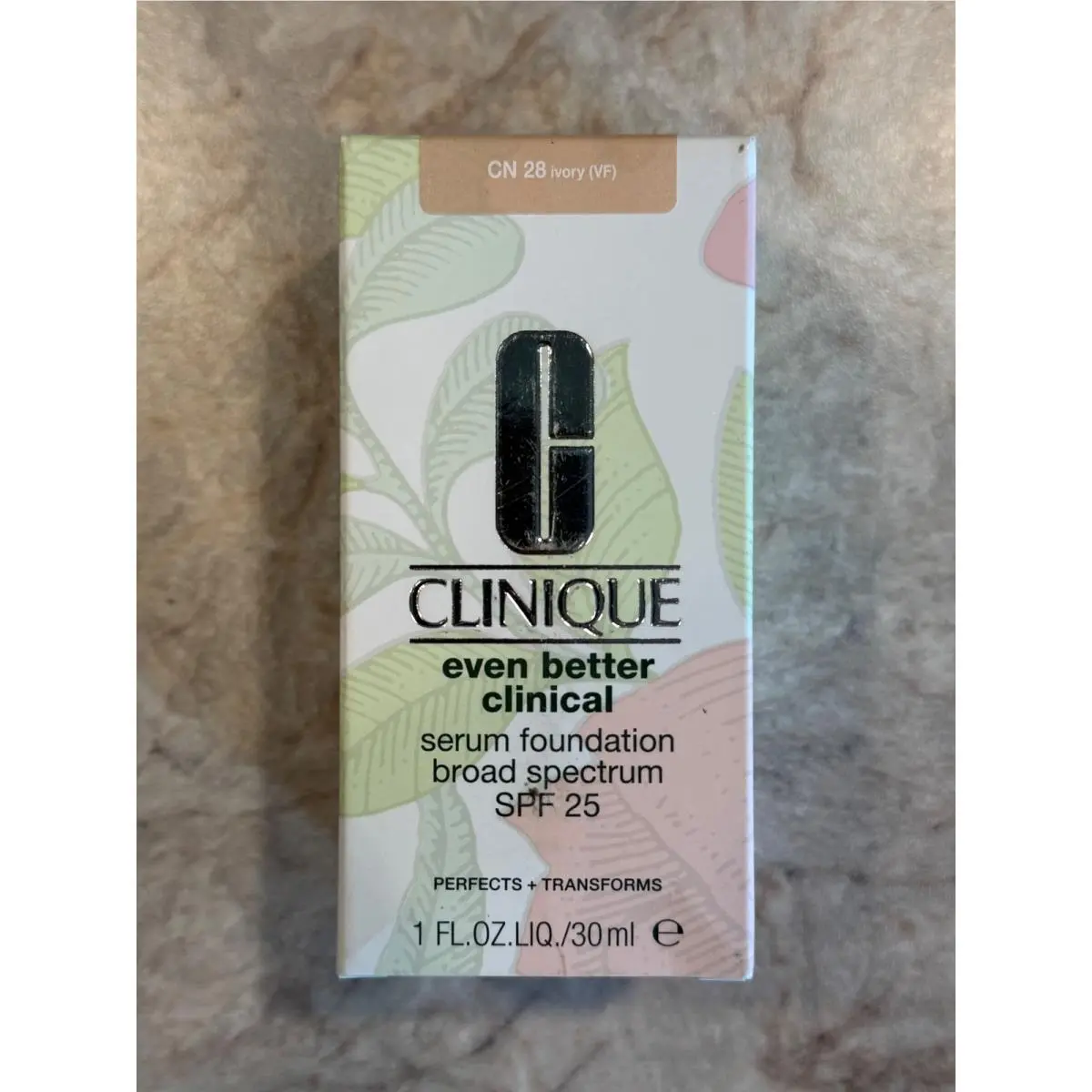 Clinique Even Better Clinical Serum Foundation Spf 25 CN 28 Ivory 1oz
