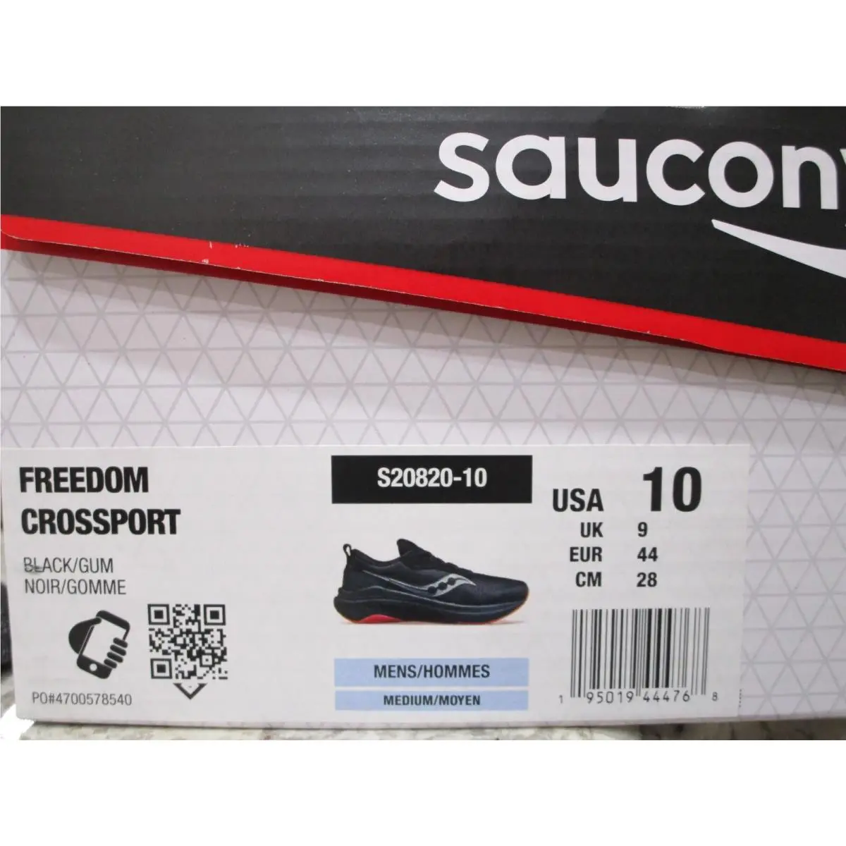 Saucony shoes - Saucony Freedom Crossport - Freedom Crossport - S20820-10 - Black/Gum 5
