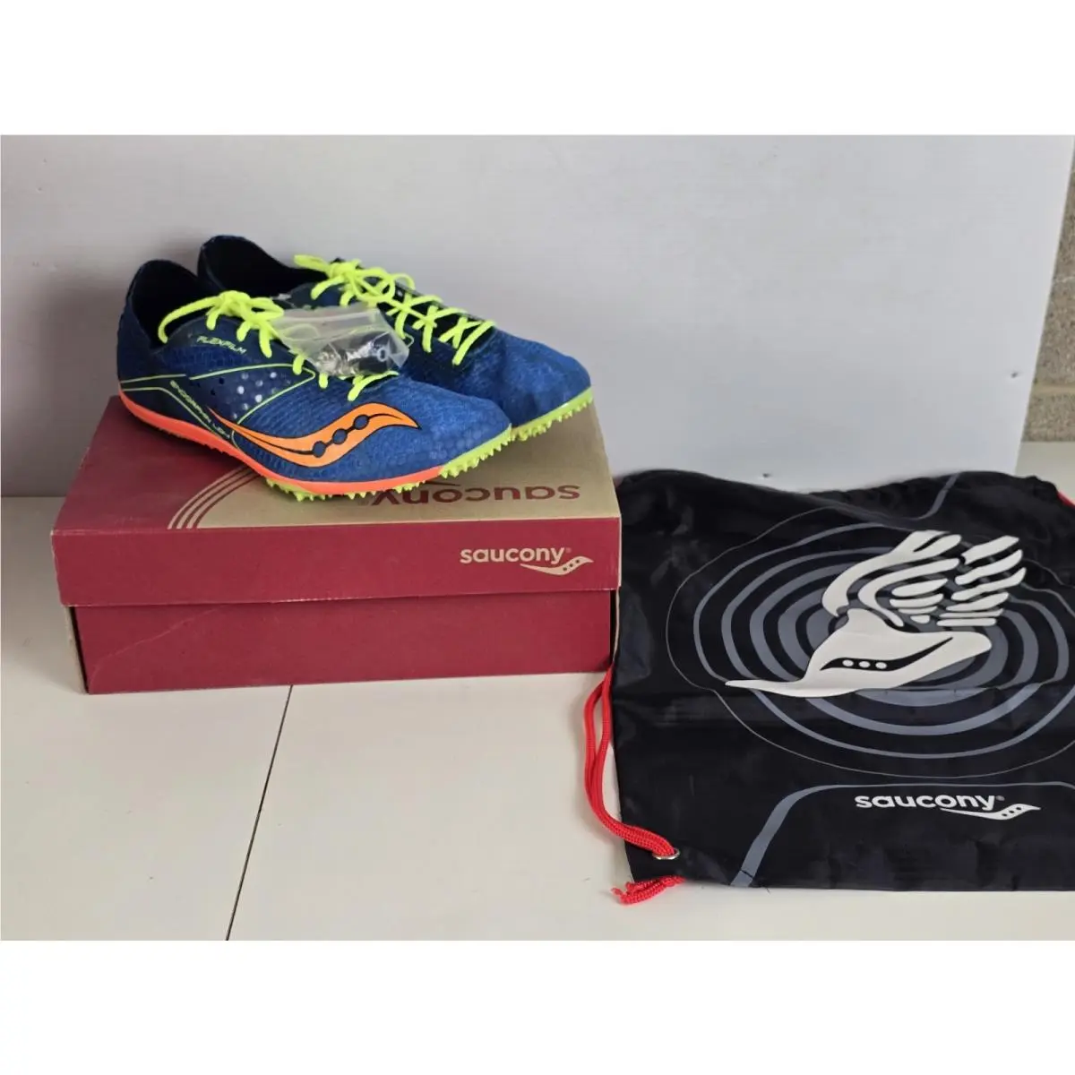Saucony Endorphin LD4 Men`s Size 12.5 Track Spikes - Studs Included