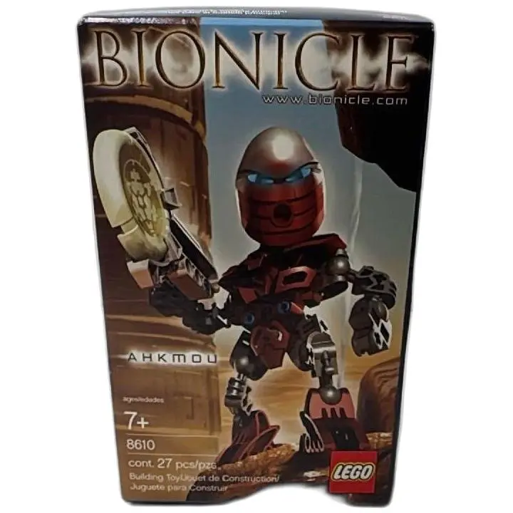 Lego Bionicle 8610 Ahkmou 2004 Metru Nui Set 27 Pieces Box