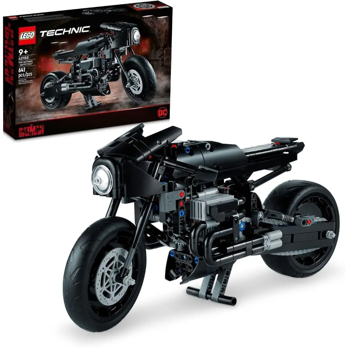 Technic The Batman Batcycle 42155 - Iconic Lego Motorcycle Building Kit