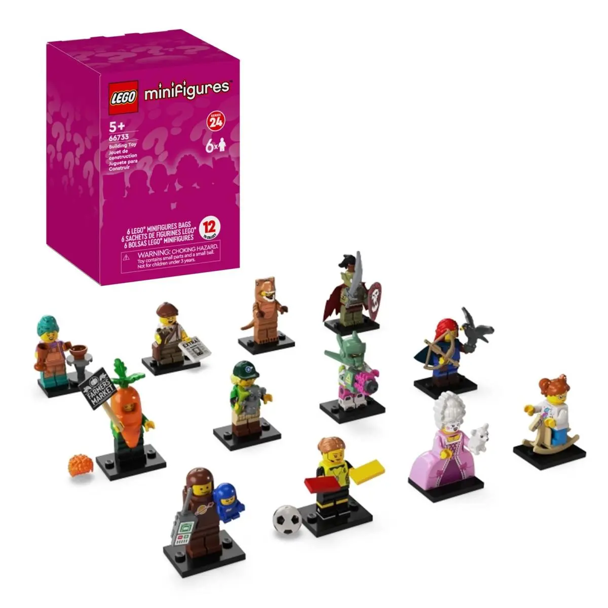 Lego Minifigures Series 24 6 Pack 66733 Building Toy Set Kids Boys Girls