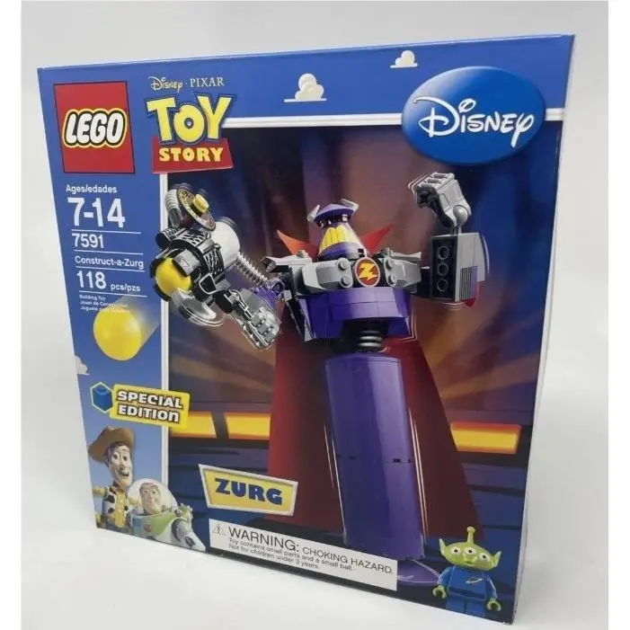 Lego 7591 Construct-a-zurg Set Toy Story 2 3 4 Disney Pixar