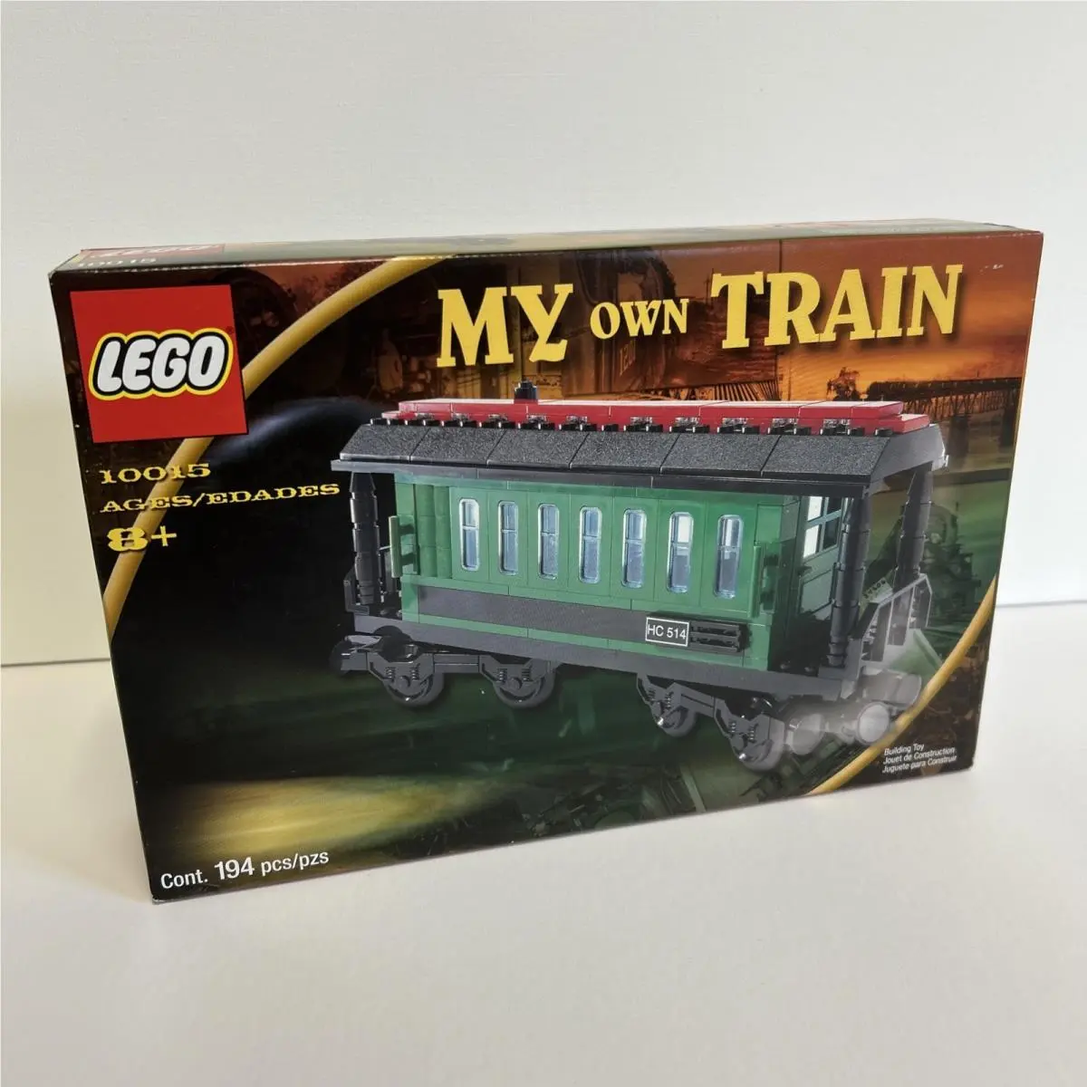 Lego Trains: My Own Train Green Passenger Wagon 10015
