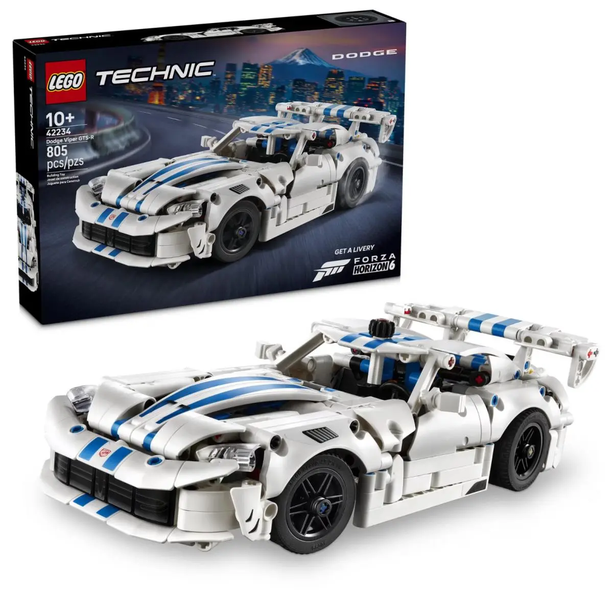 Lego Technic Dodge Viper Gts-r Sports Car Toy