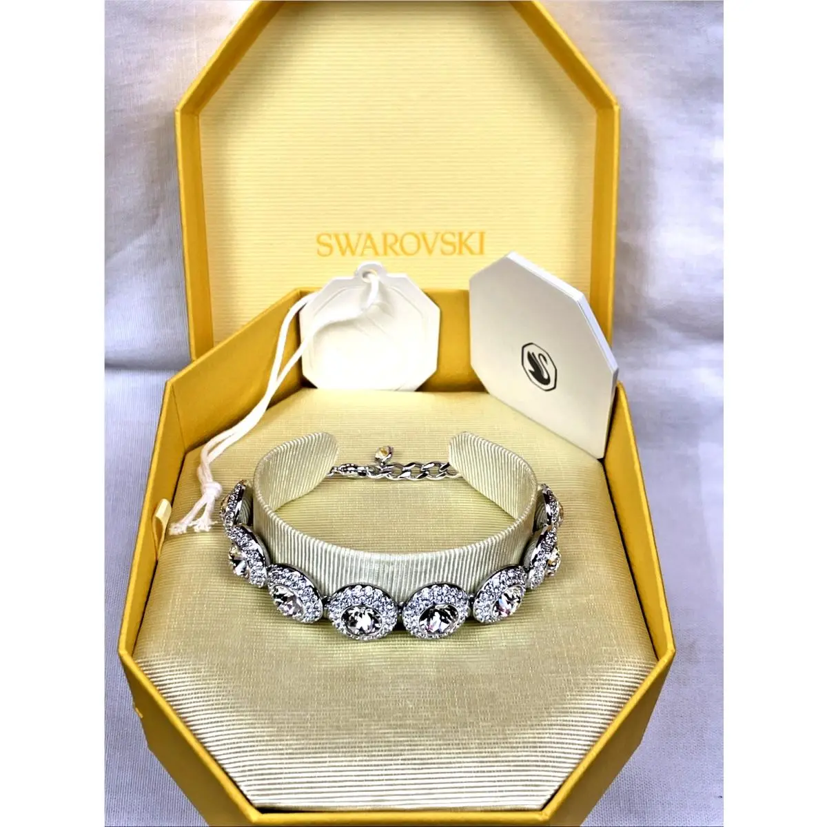 Swarovski Una Angelic Bracelet 5735343 Rhodium Plated RP