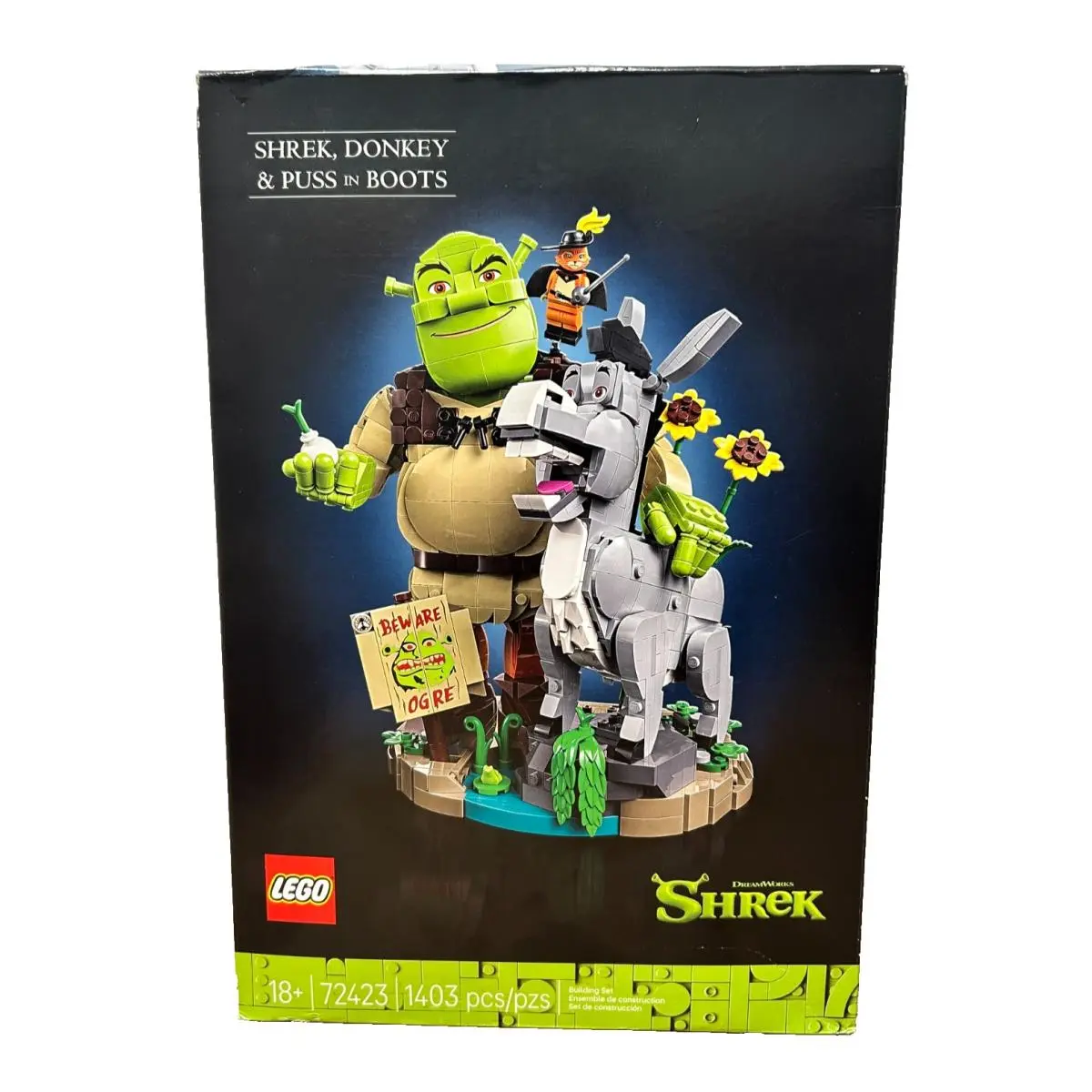 Lego Shrek Donkey Puss In Boots Building Set - 72423