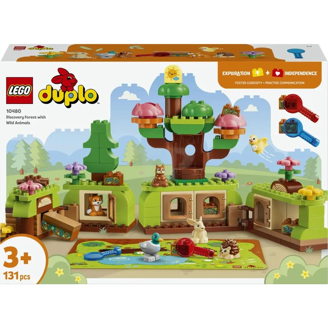 Lego Duplo Town Discovery Forest with Wild Animals 10480 Building Toy Set