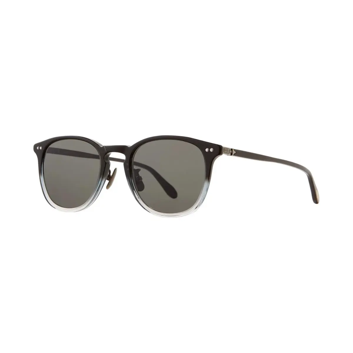 Garrett Leight Kinney J Sun Graphite Fade/pure Grey Gpf/pgy Sunglasses
