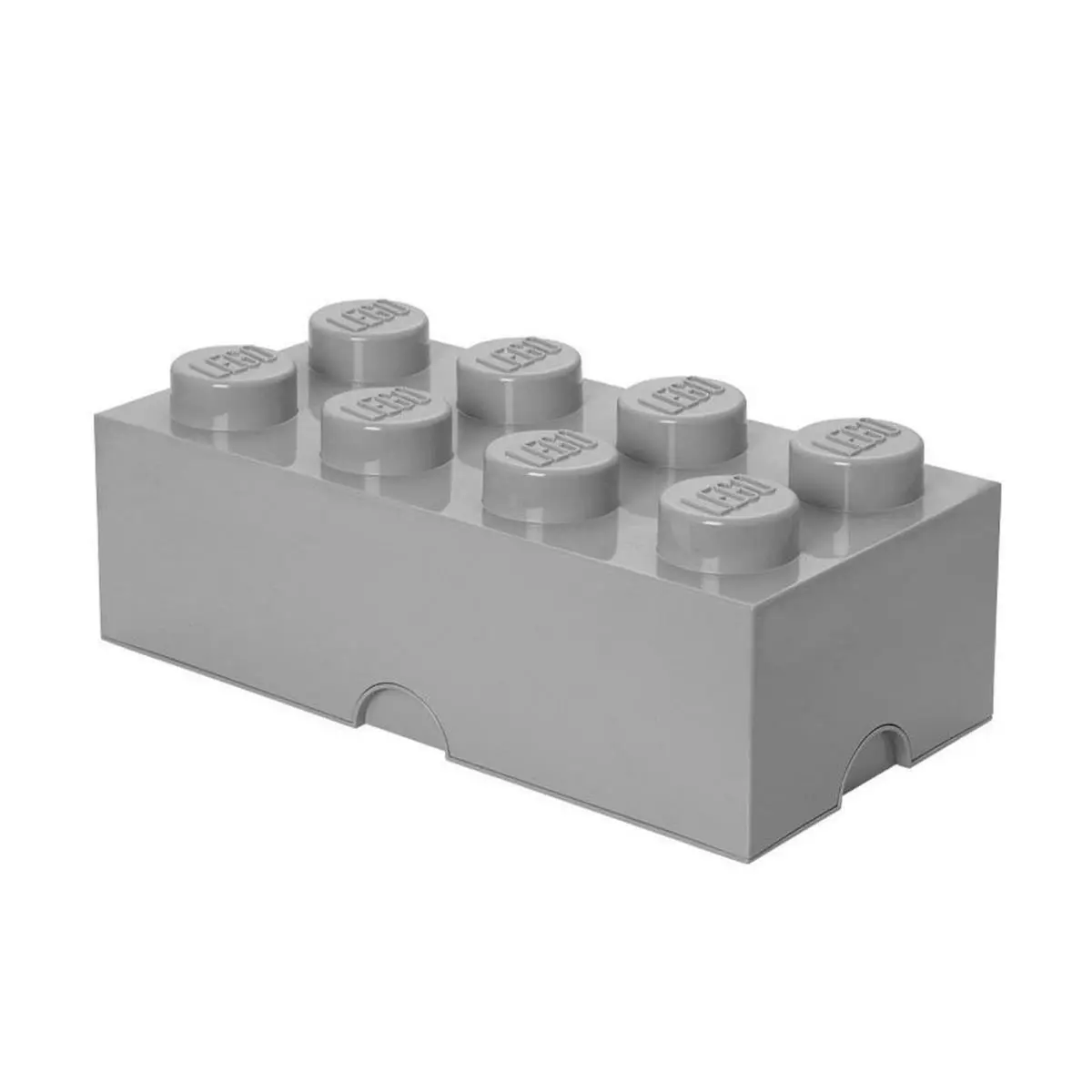 Lego Storage Brick 8 Stone Grey