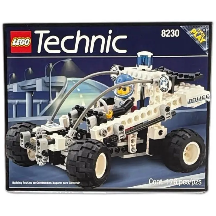 Lego Technic 8230 Police Buggy 1996 Vintage Set 176 Pieces