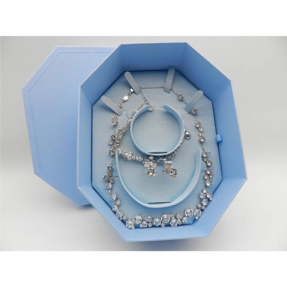 Swarovski Constella Set Mixed Cuts White Rhodium Plated