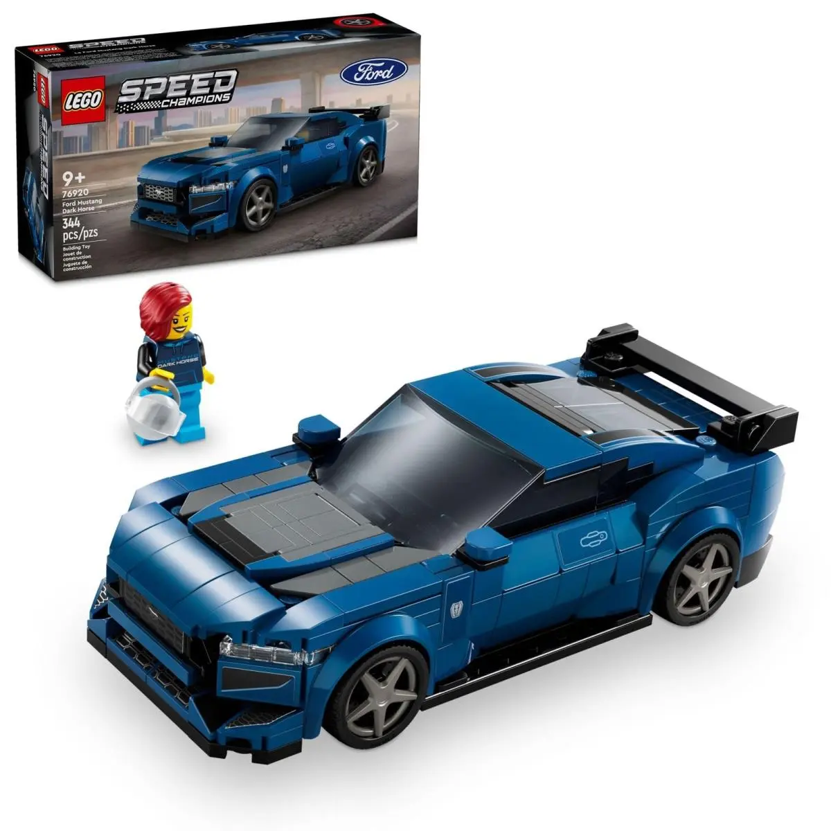 Lego Speed Champions Ford Mustang Dark Horse Sports Car Toy Buildable Ford