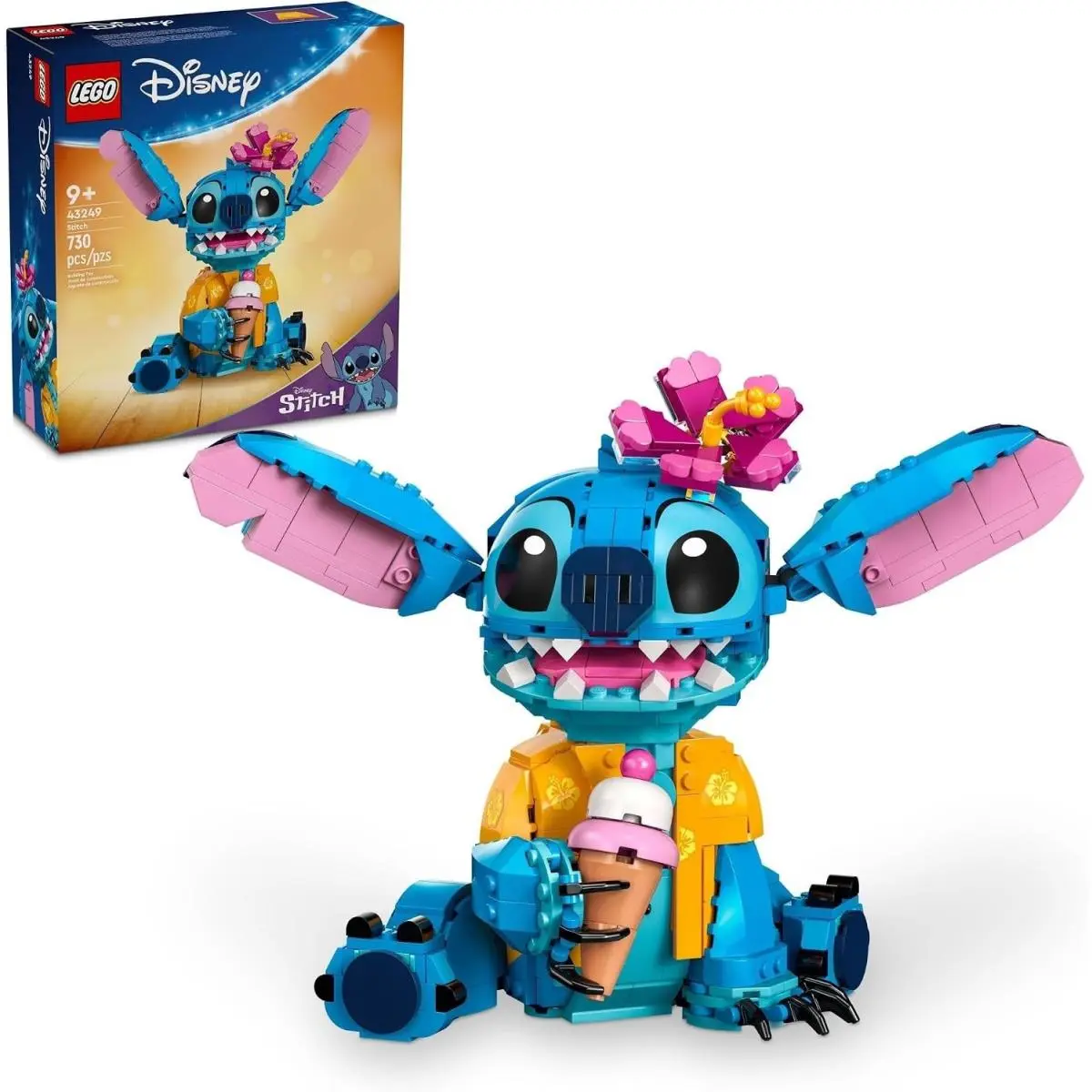 Interactive Disney Stitch Building Set - 730 Pieces For Imaginative Kids 9+