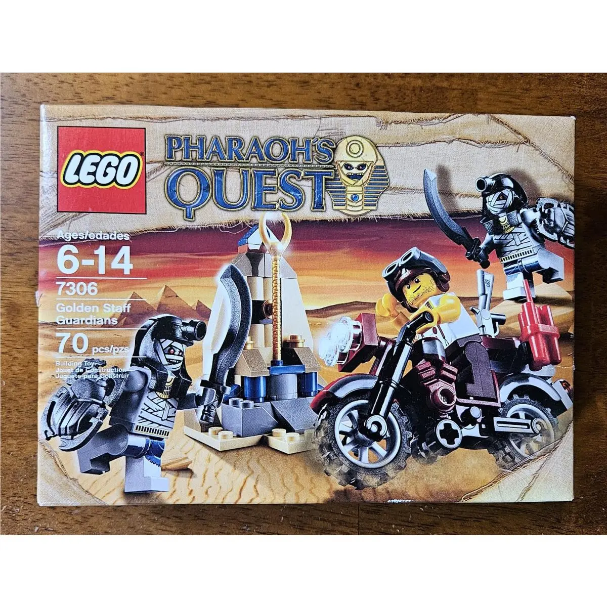 Lego Set 7306 Pharaoh`s Quest Golden Staff Guardians