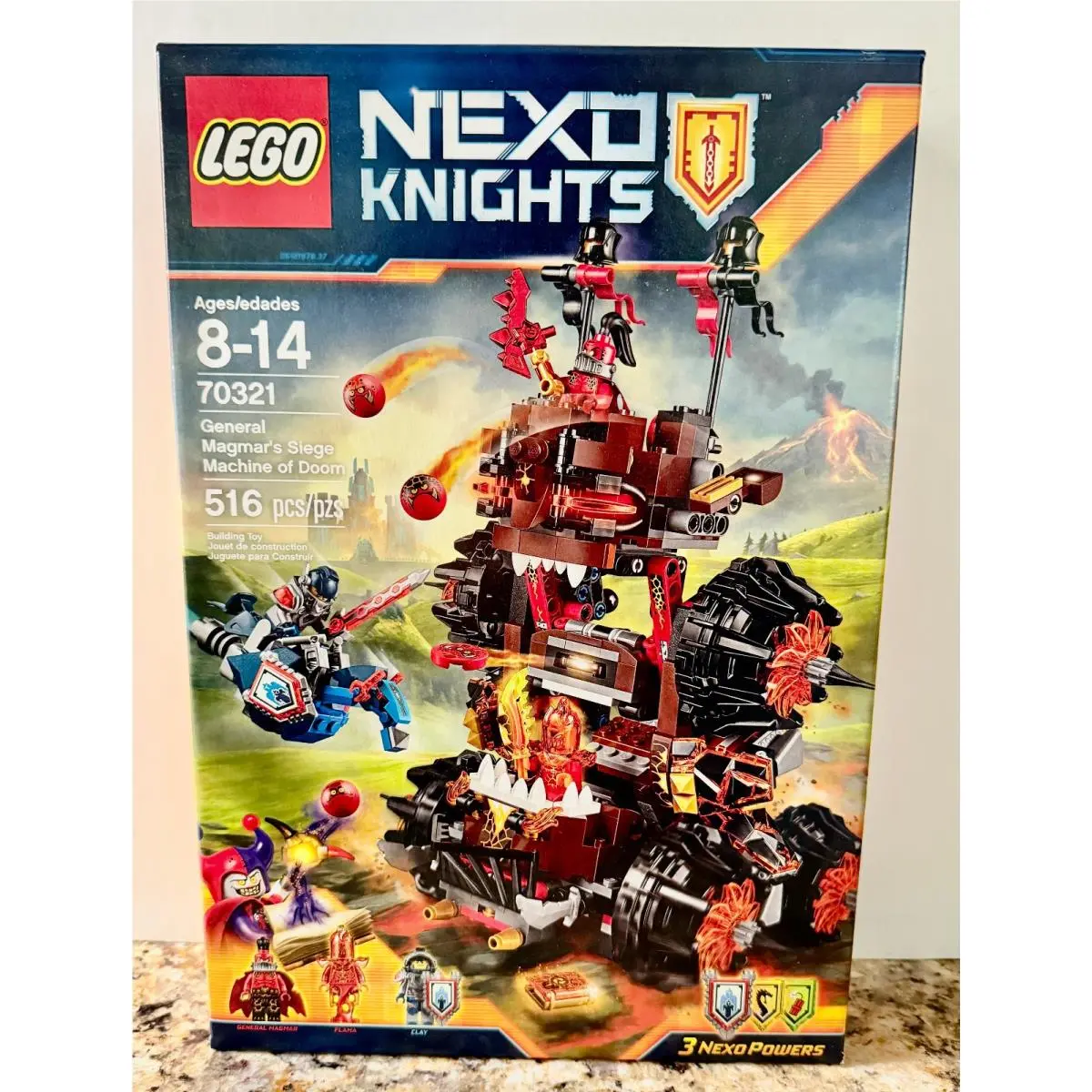 Lego 70321 General Magmar`s Siege Machine of Doom Nexo Knights Nisb