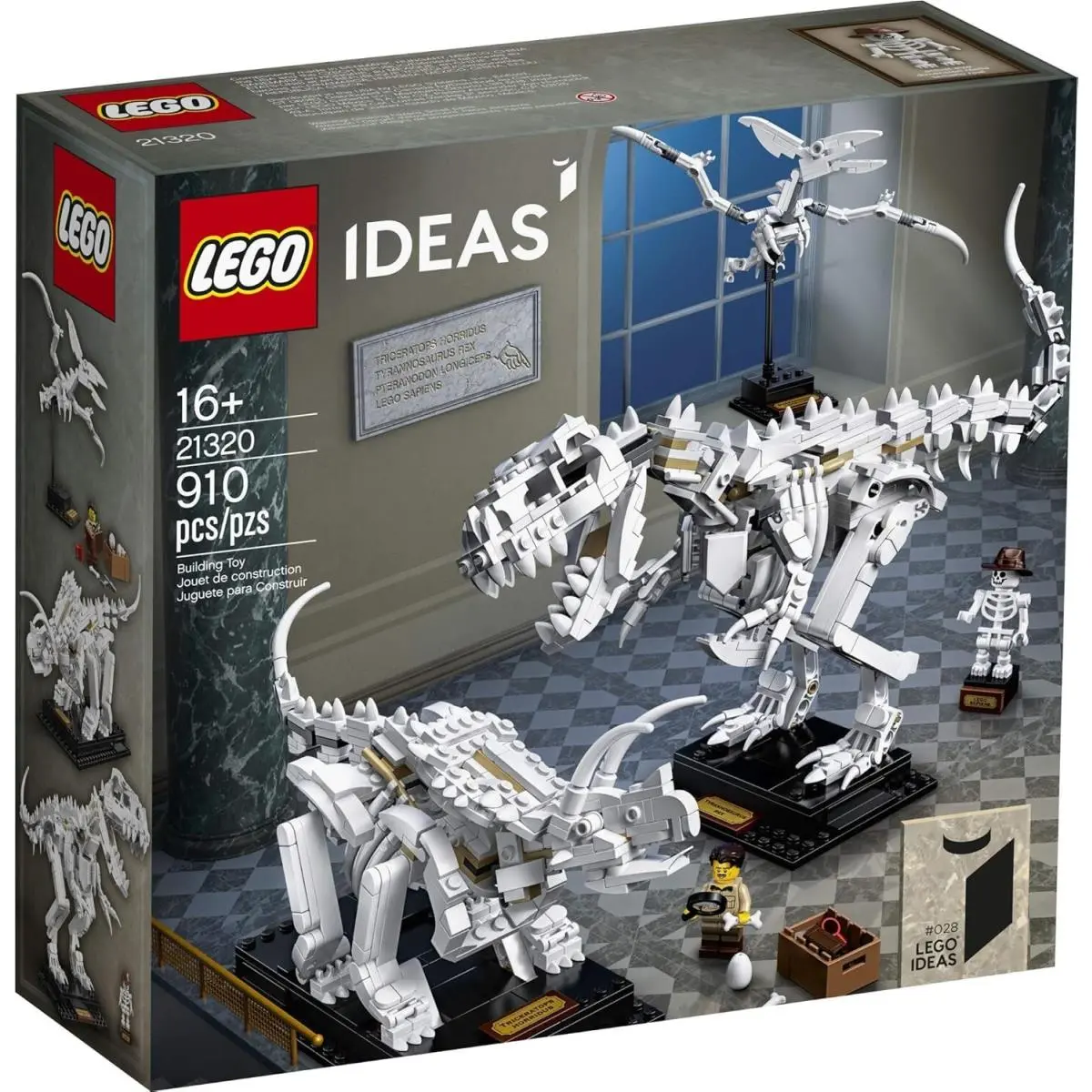 Lego Ideas 21320 Dinosaur Fossils Set Retired 910 Pcs