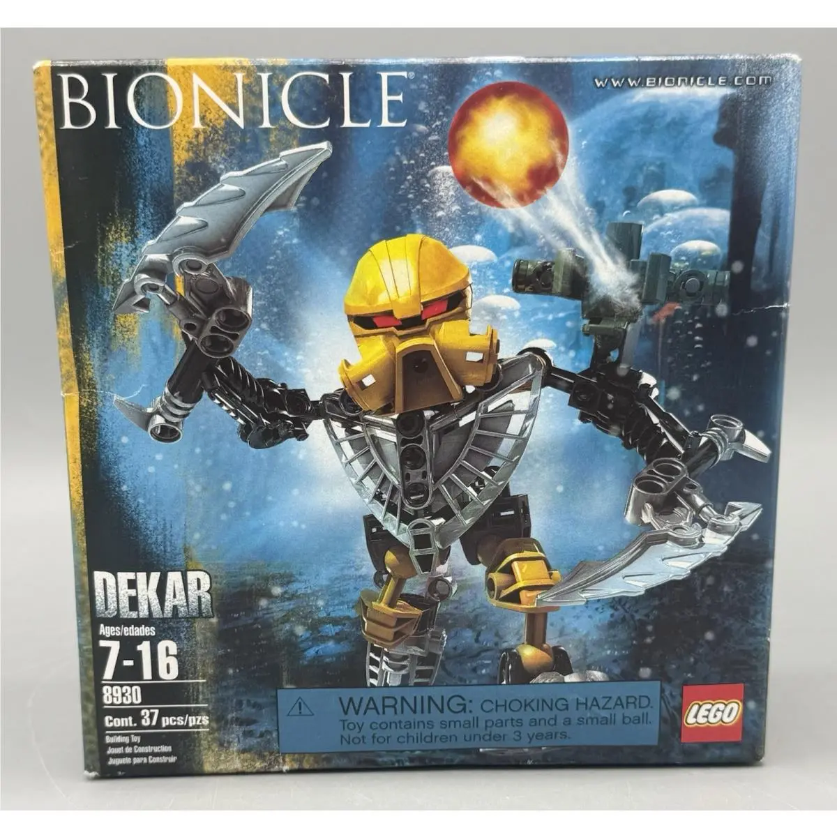 Lego Bionicle 8930 Dekar 2007 W/box Wear