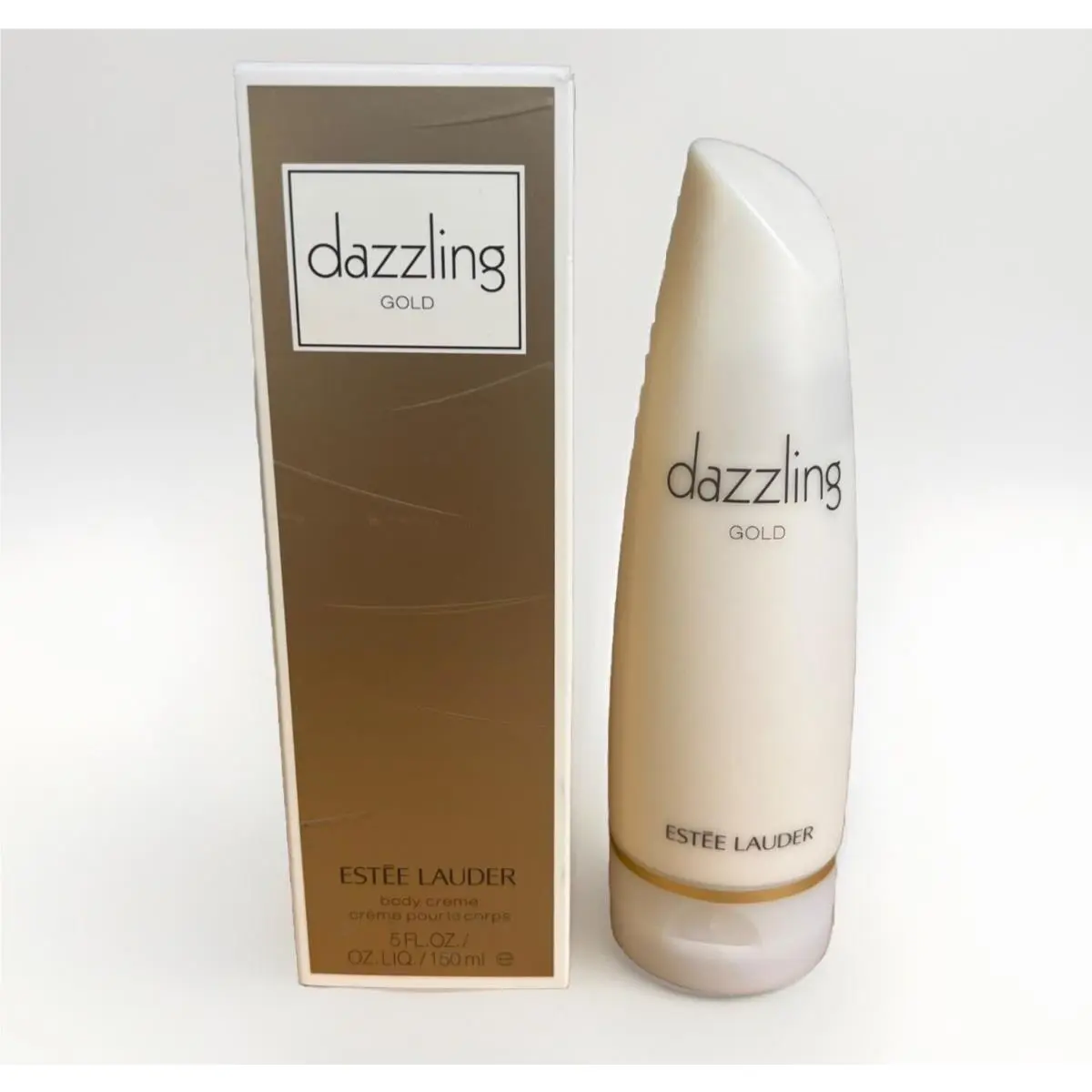 Estee Lauder Dazzling Gold 5 Fl. oz Body Creme Nos