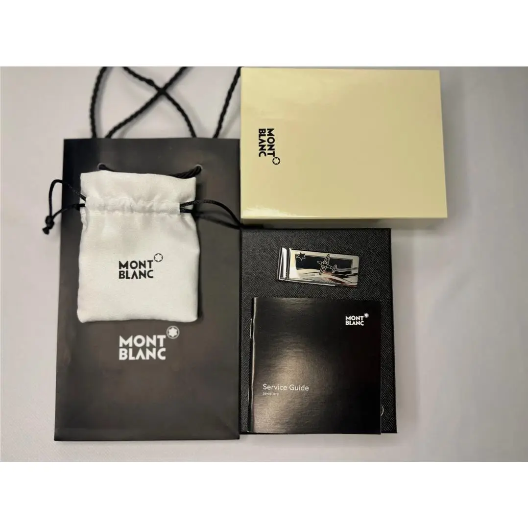 Montblanc Little Prince Pilot Money Clip Stainless Steel Full Box Gift