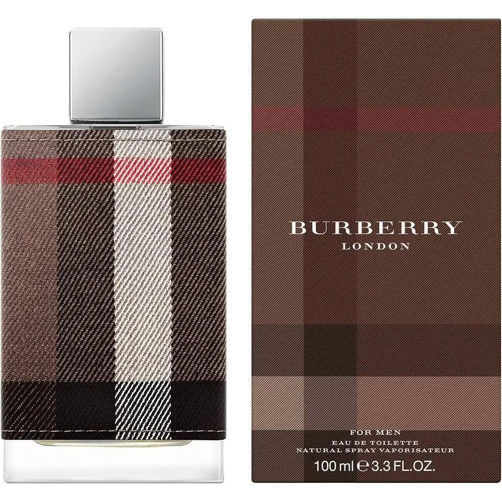 London Fabric Men 3.3 3.4 oz 100 ml Eau De Toilette Spray by Burberry